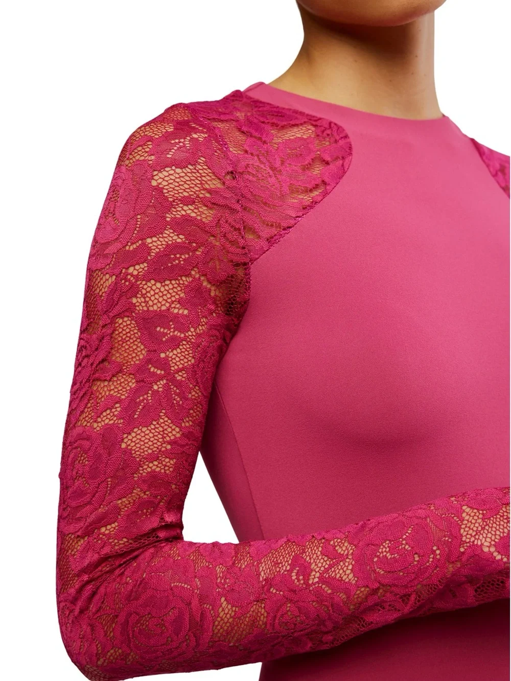 Free People No Excuses Long Sleeve in Sangria